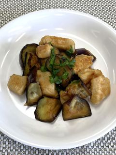 鶏むね肉とナスの南蛮炒め-レシピのメイン写真
