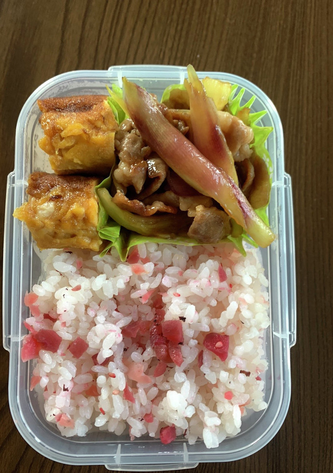 みょうがと豚肉の炒め煮-レシピのメイン写真