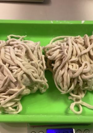 パスタマシンの限界か、加水率36%中華麺-レシピのメイン写真