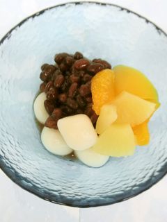 非常時にもお勧め!白玉だんごフルーツ-レシピのメイン写真