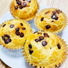 A picture of 米粉で✰チョコチップバナナマフィン♪.