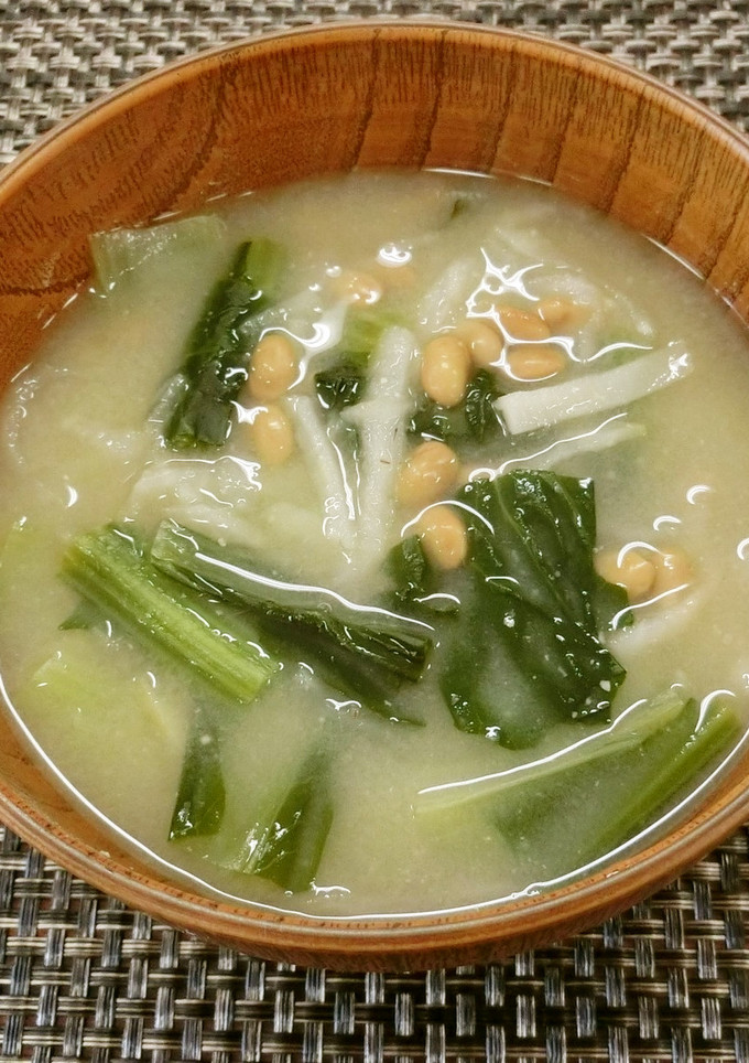 青菜と切り干し大根の納豆汁-レシピのメイン写真
