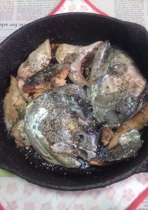 イシスキでサクラマスのアラの塩焼き-レシピのメイン写真
