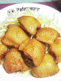 手羽骨抜きブリブリ丸々素揚げ-レシピのメイン写真