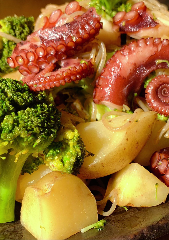 タコとごろごろ野菜の和風ペペロン炒め-レシピのメイン写真