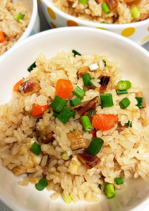 あたりめの炊き込みご飯。味付け簡単。-レシピのメイン写真