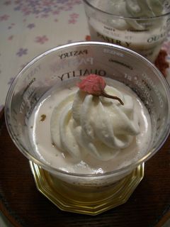 はんなり~桜のヨーグルトプリン。-レシピのメイン写真