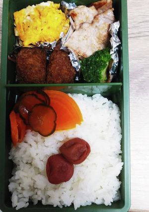 冷凍メンチカツ弁当-レシピのメイン写真