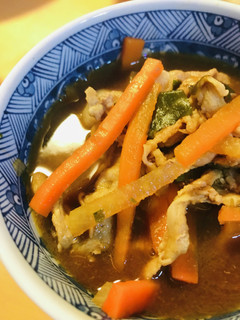 レトルト味噌汁活用●根菜の豚汁-レシピのメイン写真