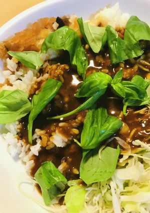 レトルト活用●バジルリーフのカレー-レシピのメイン写真