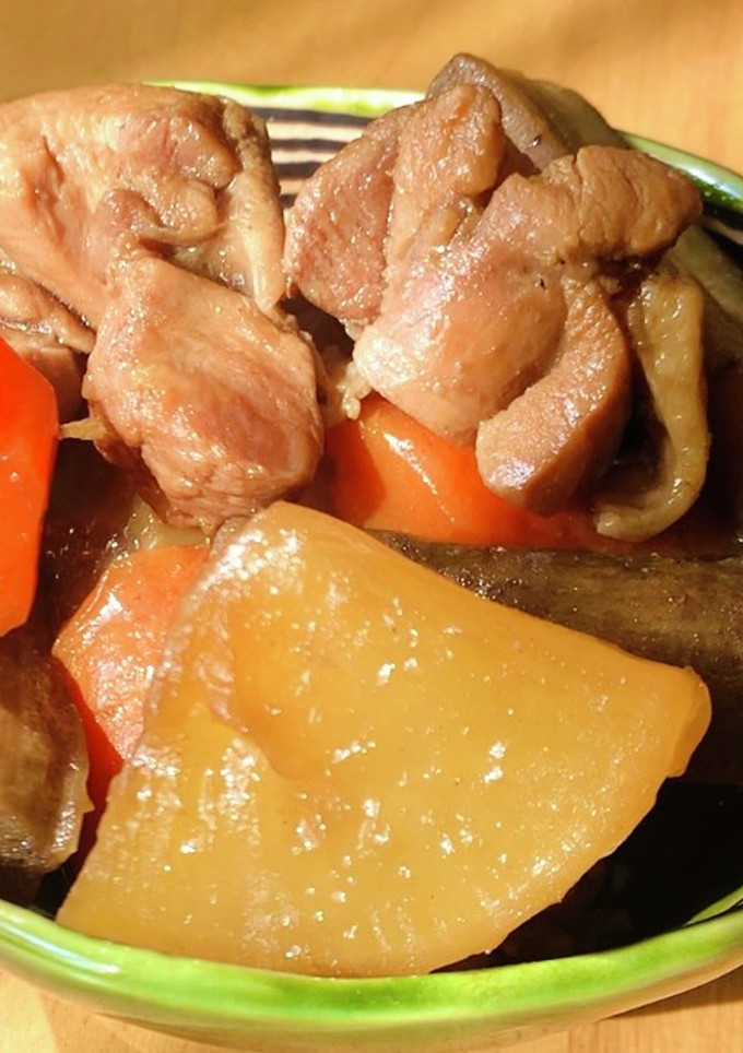 ほろほろ&栄養満点！鶏肉と根菜の煮物-レシピのメイン写真