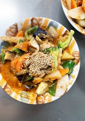 フルーティーキムチ味豚こま大根青椒肉絲風-レシピのメイン写真