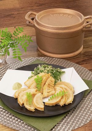 銅鍋てふてふで作る たけのこの天ぷら-レシピのメイン写真
