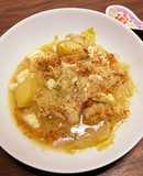 皮付じゃが長葱キャベツ豆腐エノキの味噌汁