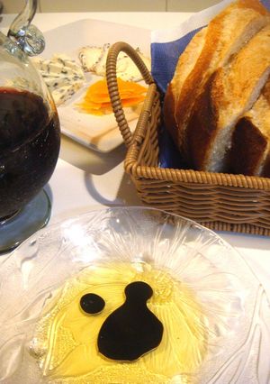 ワインのお供のフランスパンの食べ方♫♬-レシピのメイン写真
