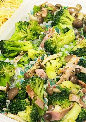 お弁当のおかず　ブロッコリーときのこ炒め-レシピのメイン写真