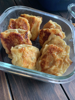 鶏ひき肉と大葉のたぬき焼き-レシピのメイン写真