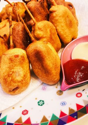 簡単♡ホットケーキミックスdeミニドッグ-レシピのメイン写真