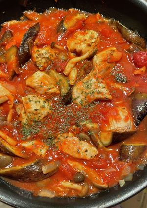 鶏胸肉のトマト煮！！筋肉メシ-レシピのメイン写真