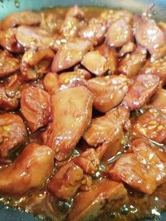 簡単臭みなし 鳥レバーの甘辛煮込み-レシピのメイン写真