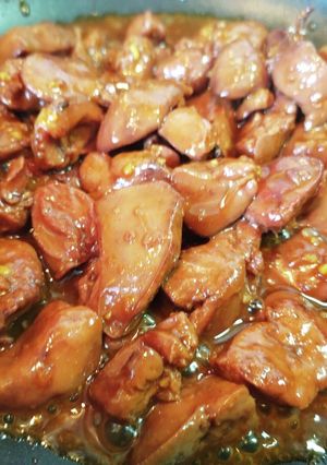 簡単臭みなし 鳥レバーの甘辛煮込み-レシピのメイン写真