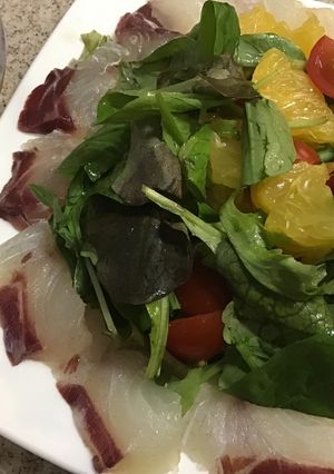鯛と甘夏の爽やかサラダ-レシピのメイン写真