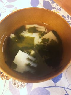 給食の「若竹汁」♡わかめ&たけのこ-レシピのメイン写真