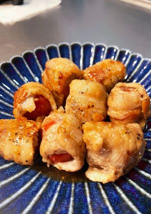 かわいい☆プチトマトの豚肉ころころ巻き-レシピのメイン写真