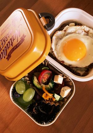 JK弁当 高校生弁当 タコライス-レシピのメイン写真