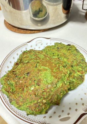 腸活パンケーキ！食物繊維たっぷり！-レシピのメイン写真