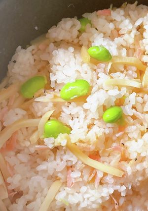 桜えびの春色ご飯-レシピのメイン写真