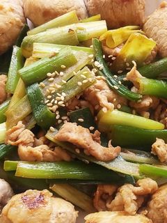 減塩☆白ネギの豚肉巻き+生姜焼き-レシピのメイン写真