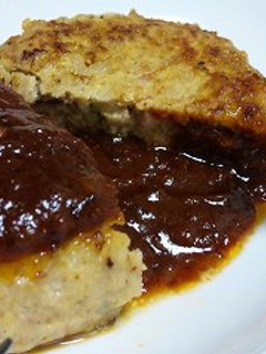 簡単野菜たっぷりハンバーグ-レシピのメイン写真