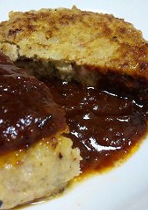 簡単野菜たっぷりハンバーグ-レシピのメイン写真