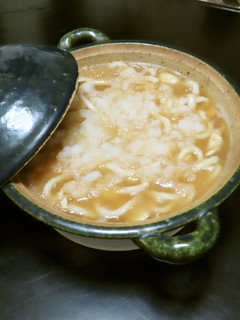 下痢回復時鶏ササミと餅とうどんのみぞれ煮-レシピのメイン写真