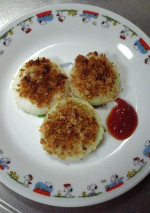 １０分で出来る！！新玉ねぎのパン粉焼き-レシピのメイン写真