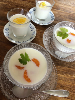 とろけるやわらかさ牛乳寒天みかん-レシピのメイン写真