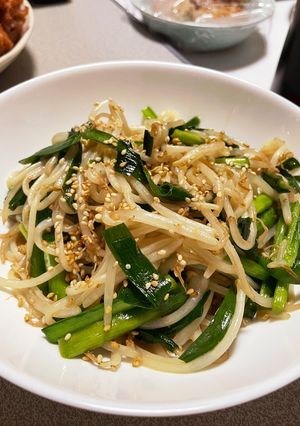 ニラともやしの中華炒め-レシピのメイン写真