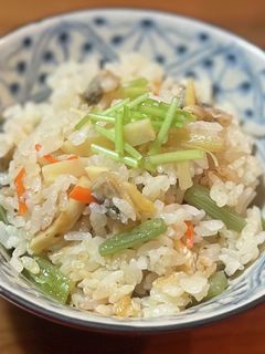 旬なアサリとタケノコ+αを入れた混ぜご飯-レシピのメイン写真