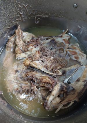 犬用鶏ガラ　下処理-レシピのメイン写真