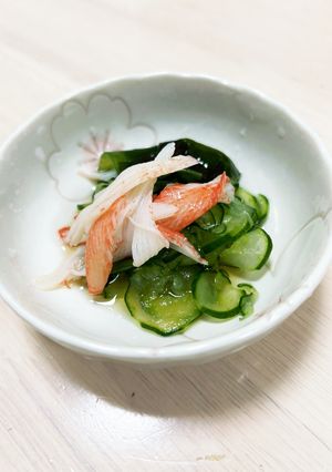 きゅうりとカニカマの酢の物-レシピのメイン写真