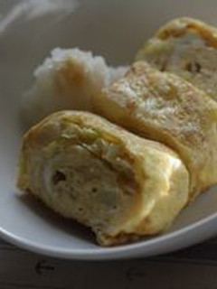 お弁当にも❤甘いキャベツの卵焼き-レシピのメイン写真