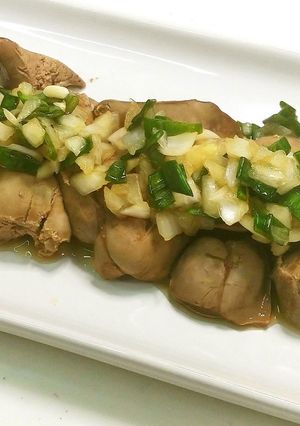 鶏レバーのオニオンワイン酢★動画あり★-レシピのメイン写真
