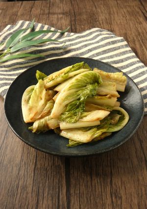 材料3つ！レタスのオイスターソース炒め-レシピのメイン写真