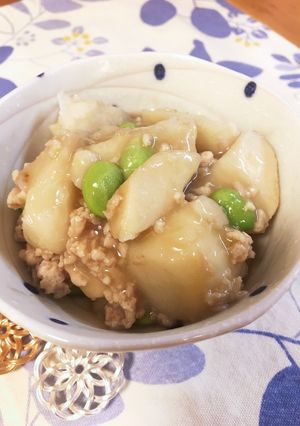 給食の「さといものそぼろ煮」♡やさしい味-レシピのメイン写真