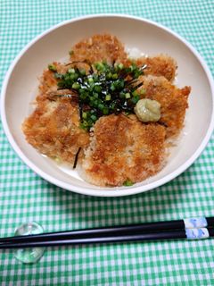 簡単☆お手軽豚こまカツ出汁茶漬け♩-レシピのメイン写真
