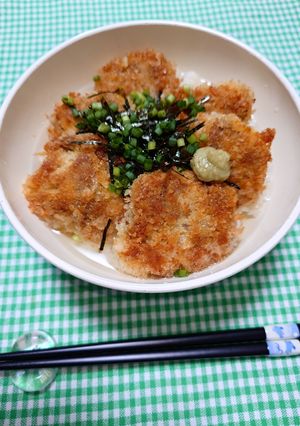 簡単☆お手軽豚こまカツ出汁茶漬け♩-レシピのメイン写真