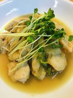鶏むね肉のおろし大根ソースのあまから炒め-レシピのメイン写真