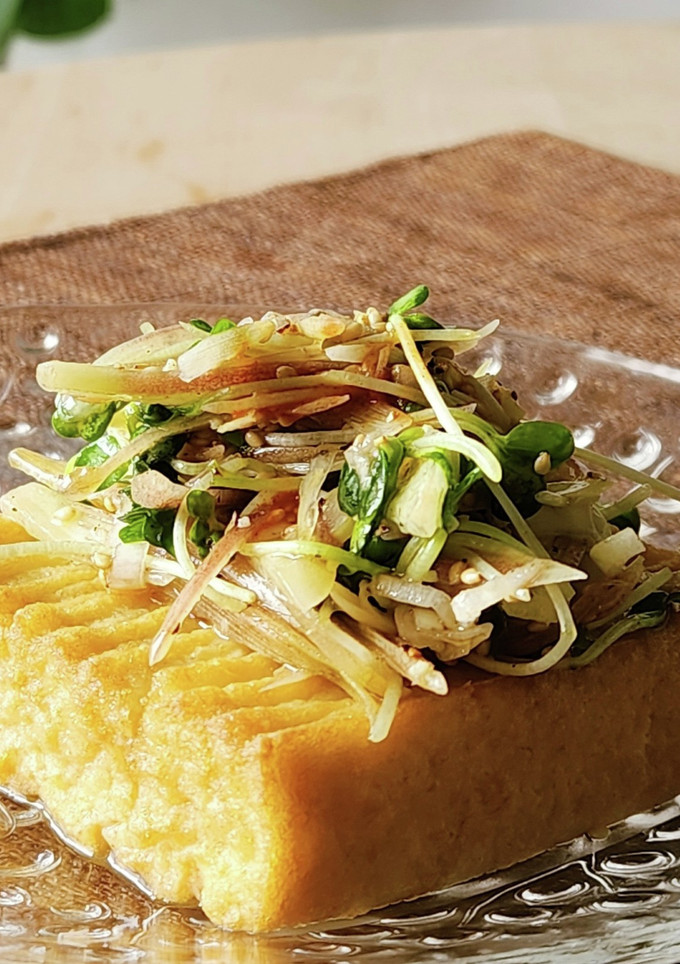 厚揚げ&みょうがの香味野菜☆火を使わない-レシピのメイン写真