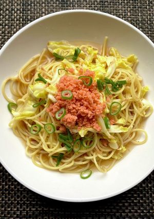春キャベツの冷製和風パスタ-レシピのメイン写真